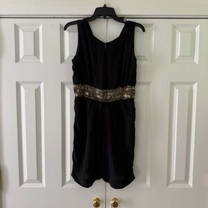 ⭐️ Black and Gold Sheath Mini Cocktail Dress